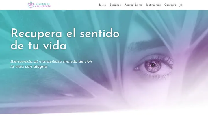 Captura de la web de El Sentido de Escucharte