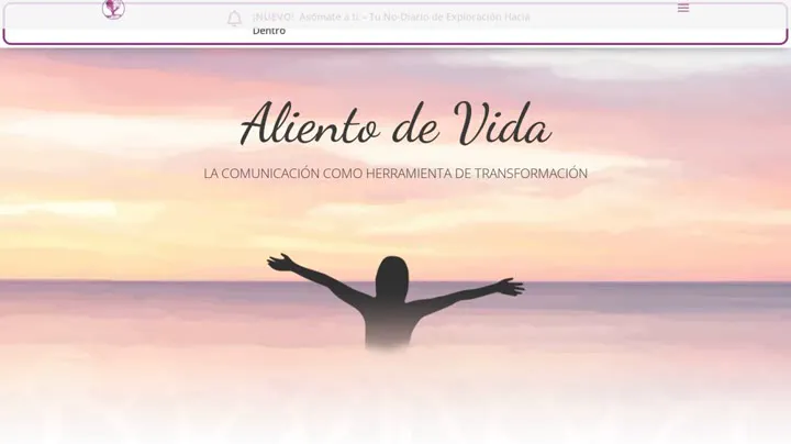 Captura de la web de Comunicación y Resolución de Conflictos
